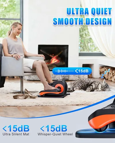 Vista 9 de Putnen Under Desk Elliptical Machine, Electric Elliptical Leg Exerciser for Seniors with 12 Adjustable, Portable Quiet Elliptical Exercise Machine