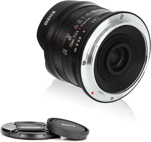 Vista 6 de Meike 0.295 in f2.8 Ultra gran angular manual enfoque diagonal ojo de pez APS-C lente para cámaras Sony E Mount sin espejo A6400 A5000 A5100 A6000