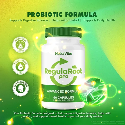 Vista 3 de RegulaRoot Pro - Fórmula prémium de apoyo intestinal y digestivo inspirado en probióticos para la digestión, regularidad y equilibrio del microbioma