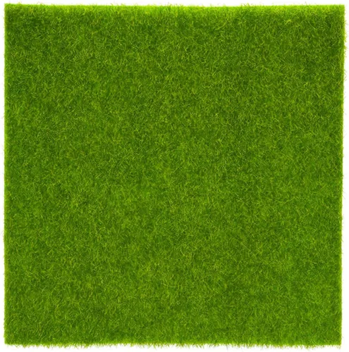 Vista 9 de TOPINCN Alfombra sintética de césped artificial, 2 tamaños de césped micro decoración de paisaje con agujeros de drenaje para patio al aire libre