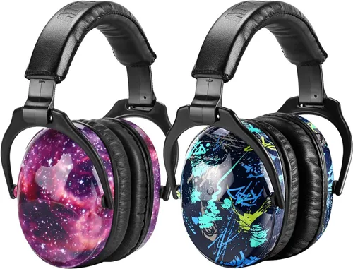 Vista 16 de ZOHAN EM030 - Protección auditiva para niños, auriculares con cancelación de ruido, orejeras para autismo sensorial, protección auditiva