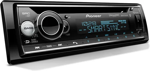 Vista 10 de Pioneer DEH-S4220BT Receptor de CD de 1-Din – Bluetooth, USB/AUX, Cambio de Color, FLAC, Radio AM/FM, Cara Desmontable, 50W x 4, Control de Voz
