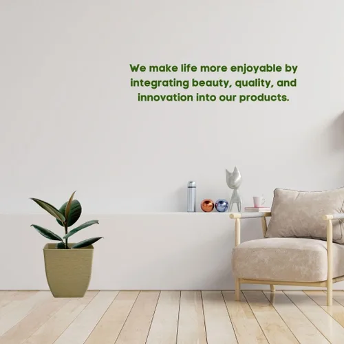 Vista 7 de Matri Owen - Macetas con drenaje, macetas de plástico de 8 pulgadas para plantas de exterior e interior, paquete de 2 macetas de plástico, maceta