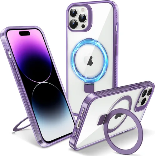 Vista 17 de Funda magnética para iPhone Air – [Soporte invisible integrado] [Compatible con MagSafe] [Protección contra caídas de grado militar] Cubierta