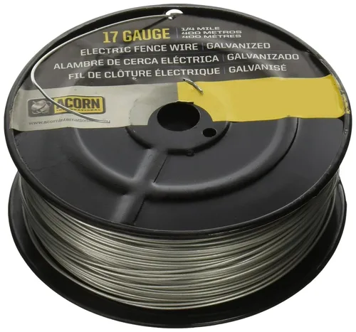 ACORN INTERNATIONAL EFW1714 - Alambre para valla, galvanizado 17, 1/4 de milla
