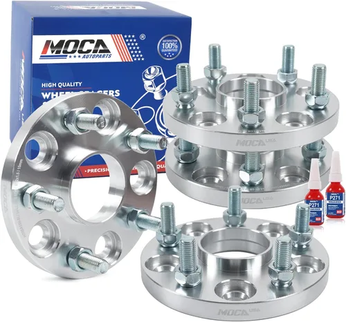 Vista 10 de MOCA - 2 espaciadores de rueda de 0.591 in, 0.197 x 0.197 x 4.500 in, patrón de pernos de 2.366 in, apto para 2008-2016 para Scion, 1986-2022