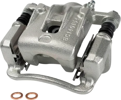 Vista 672 de TRQ Pinza de freno delantera izquierda con soporte lado del pasajero compatible con Ford Expedition Lincoln Navigator 2003-2006
