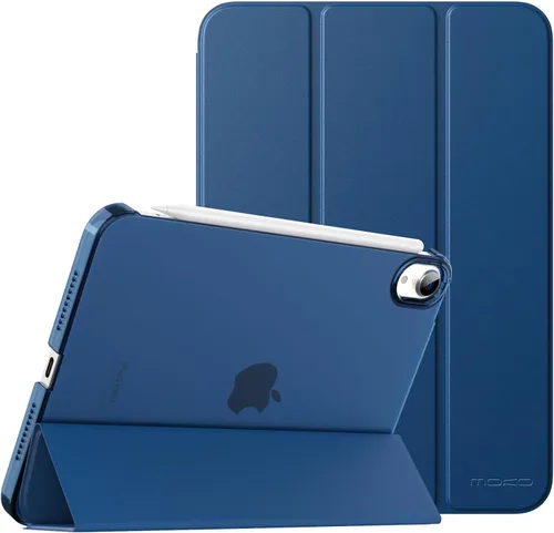 Vista 24 de MoKo Funda para iPad mini 7 (A17 Pro) Generación 2024, Funda para iPad mini 6 2021, Funda Protectora Delgada y Ligera de 8.3 Pulgadas con Carcasa