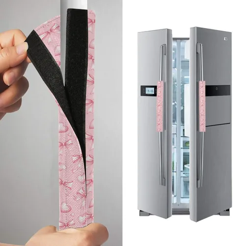 Vista 46 de Juego de 2 fundas para manija de puerta de refrigerador