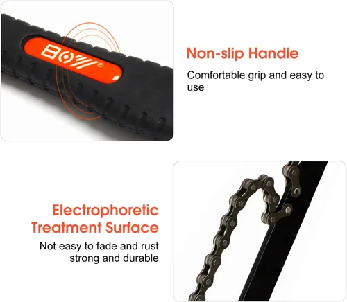 Vista 4 de Kit de herramientas de cadena de bicicleta, herramienta de extracción de cassette, herramienta de extracción de piñón de bicicleta para cadenas