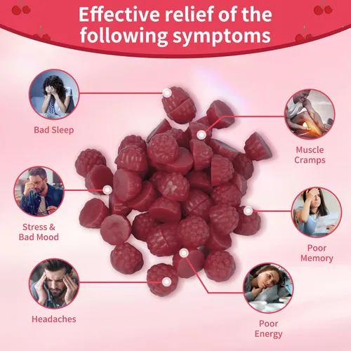 Vista 3 de Gomitas de glicinato de magnesio de 1000 mg – Suplemento de magnesio y potasio sin azúcar con vitamina D, B6, CoQ10 para un estado de ánimo