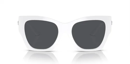 Vista 4 de Versace VE 4452 31787 Gafas de sol de moda de plástico blanco lente gris