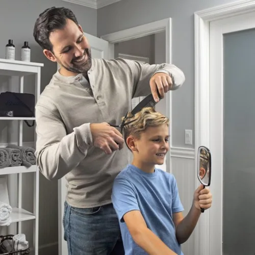 Vista 6 de Oster Pro - Kit de corte de pelo ajustable y cortadora de cabello, 1 unidad, azul marino