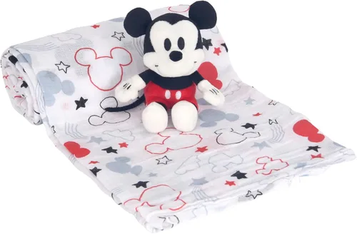 Vista 13 de Lambs & Ivy Star Wars Baby Yoda/The Child Conjunto de Regalo de Manta de Arrullo y Mantita de Apego