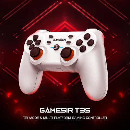 Vista 2 de GameSir T3S Wireless Gaming Controller, PC Controller for Windows 781011, Android, Gamepad Joystick with Turbo and Dual Vibration, Gaming Controller