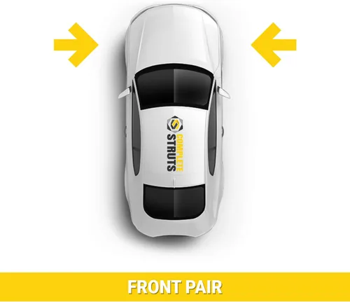 Vista 2 de COMPLETESTRUTS Conjunto de puntal completo delantero rápido con resortes helicoidales de repuesto para Pontiac Vibe 2009-2010 - Juego de 2