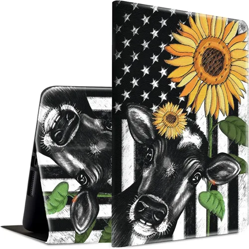 Funda para Kindle Fire 7 Tablet Case 2019/2017 Release 9ª/7ª Generación Ligero Smart Case PU Cuero Ajustable Soporte Funda Protectora con Auto