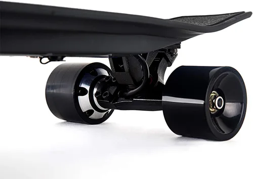 Vista 7 de Voyager Neutrino - Monopatín eléctrico compacto con control remoto Bluetooth, motor sin escobillas de 350 W, velocidad máxima de 12.5 MPH, alcance