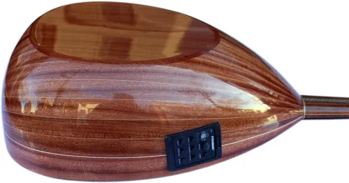 Vista 7 de Etapa de Oud Eléctrica Profesional Turca HSO-302E Instrumento Musical de Cuerda Oud Ud Aoud