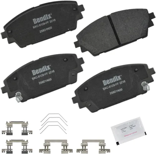 Vista 453 de Bendix Pastillas de freno delanteras de cerámica Priority1 CFC465AK2 para Acura EL 2005-1997, Honda Civic 2011-1996, Insight 2014-2010