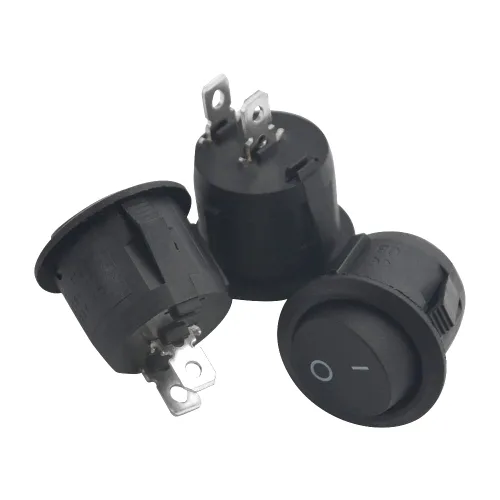 Vista 7 de XINGYHENG 20 interruptores basculantes redondos de encendido y apagado de 2 pines SPST para barco, AC 6A/125V 10A/250V con cable pre-soldado