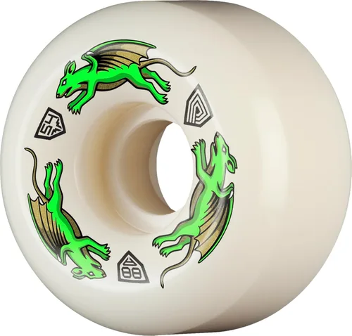Vista 13 de Ruedas de patineta Powell Peralta Dragon Formula 88A, A2, 54mm x 39mm