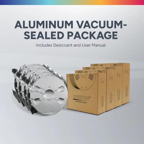 Vista 98 de Overture Petg - Filamento de 0.07 pulgadas con superficie de construcción 3D 7.87 x 7.87 pulgadas, consumibles para impresora 3D, carrete de 2.2