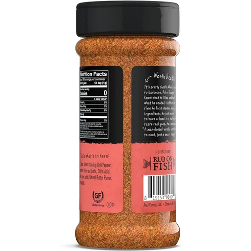 Vista 3 de Rufus Teague - Fish Rub - Premium BBQ Rub - Botellas de 6.8 oz - Paquete de 2