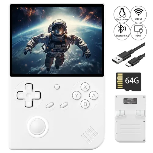 Vista 9 de RG40XX V Retro Handheld Game Console with Linux System 4''IPS Screen Built-in 64G Card Preloaded Games 4753+ RG 40XXV Portable Gaming Console