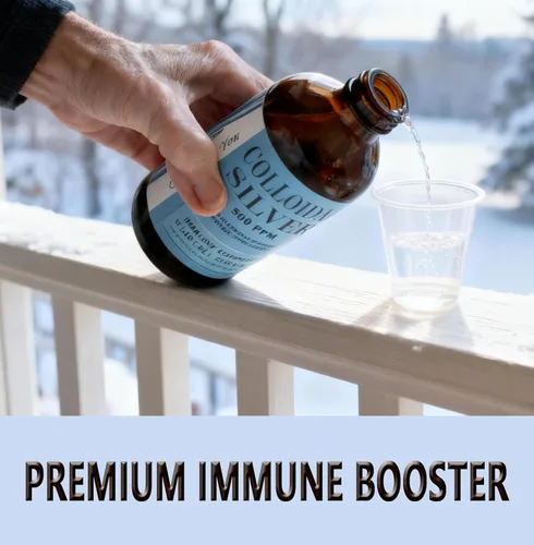 Vista 6 de Líquido de plata coloidal 500 ppm, extra fuerte (32 onzas) con botella de spray, suplemento de apoyo inmunológico, apoyo de células madre, cuidado