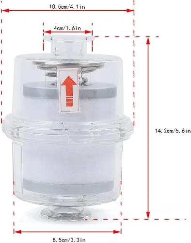 Vista 7 de Filtro de niebla de aceite KF25, bomba de vacío, separador de humos, filtro de escape, interfaz KF25, bomba de vacío de liberación rápida