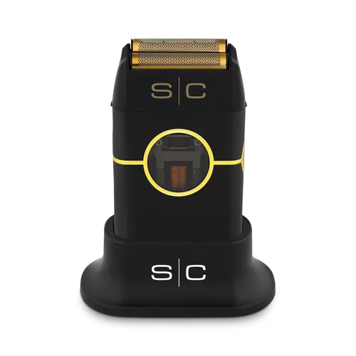 StyleCraft Instinct - Afeitadora metálica inalámbrica de doble hoja con motor IN2 Vector, control de torque intuitivo, recargable por USB-C