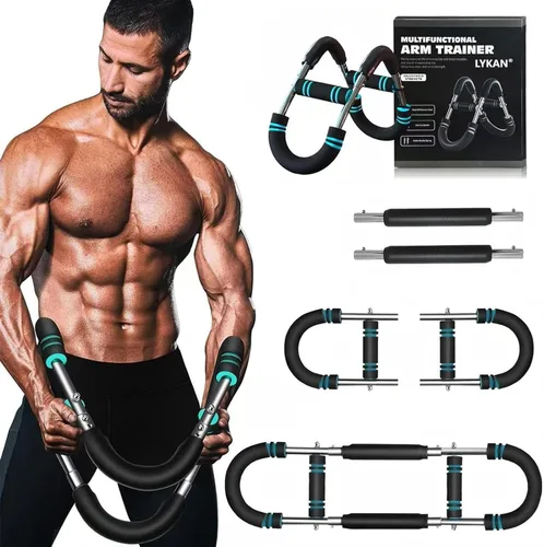LYKAN Entrenador de brazo Twister, equipo de entrenamiento de pecho ajustable de 40 a 100 libras, entrenador de brazos, entrenador de brazo