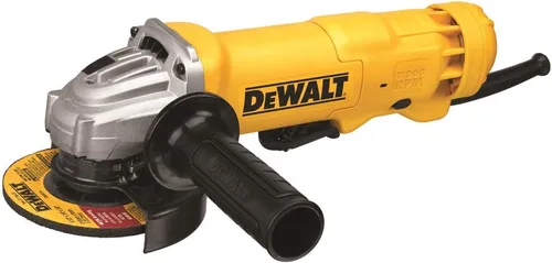 DEWALT Amoladora angular, 4-1/2 pulgadas, 11 amperios, 11,000 RPM, con sistema de eyección de polvo, con cable (DWE402W)