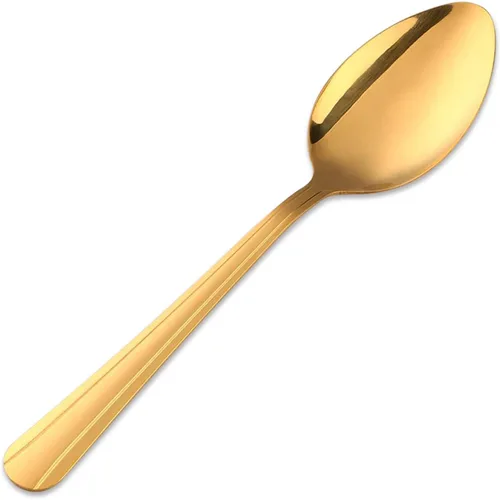 Vista 10 de MINGYU Juego de 12 cucharas de acero inoxidable, elegantes cucharas de sopa azules, cucharas de mesa de 7 pulgadas, cucharas de titanio