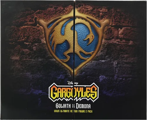 Vista 2 de NECA Paquete de 2 figuras de acción coleccionables de gárgolas: Vows Ultimate a escala de 7 pulgadas, Goliat y Demona