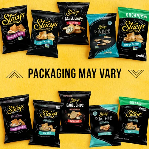 Vista 3 de Stacy's Pita Thins, cinco quesos, sin colores ni sabores artificiales, bolsa de 6.75 onzas