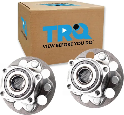 Vista 252 de TRQ Par de conjunto de cubo de cojinete de rueda delantera izquierda derecha, 2 piezas compatible con Lexus GX460 2003-2009 GX470 2003-2023 Toyota