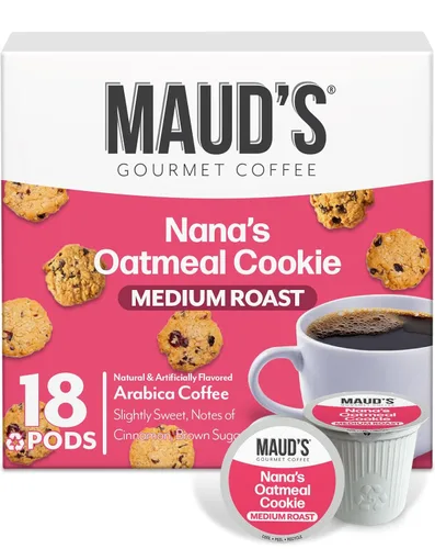 Vista 12 de Maud's - Cápsulas de café reciclables, compatibles con la cafetera Keurig K-Cup, una sola porción de café 100% arábica de tueste medio, 18