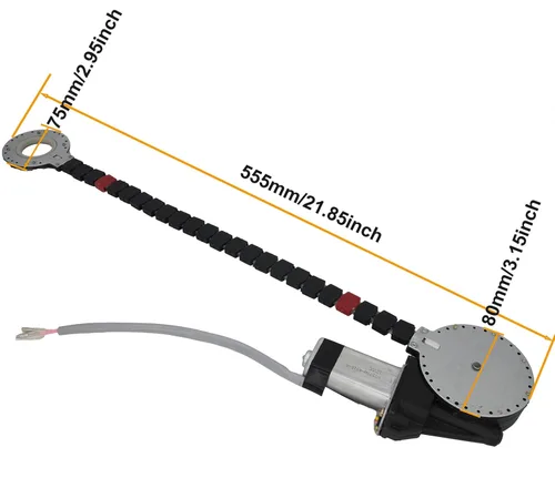 Vista 4 de Kit universal de ventana eléctrica, kit de conversión de ventana eléctrica incluye 2 motores, 2 interruptores, 3 arnés y accesorios de instalación