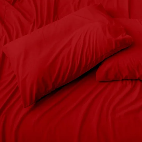 Vista 11 de Juego de sábanas de 4 piezas, 800 hilos, 100 % algodón, sábanas de tamaño individual chocolate, algodón de fibra larga, transpirable y refrescante