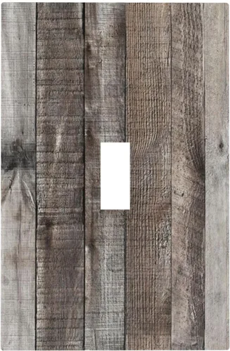 Vista 72 de Placa de Pared en Blanco de 1-Gang Sin Dispositivo Beige Lindo Vintage Boho de los 70s Hongo Fungus Planta Floral Botánica Libélula Interruptor