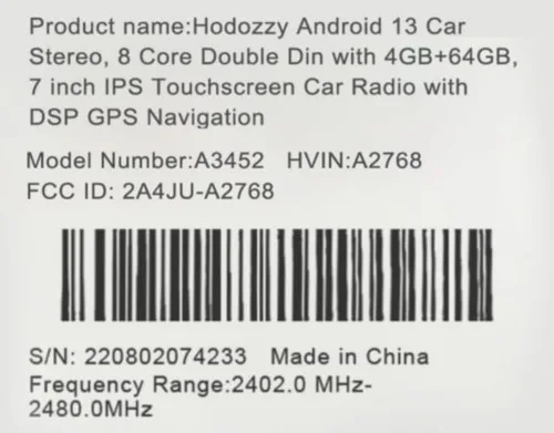 Vista 8 de Hodozzy Estéreo de coche Android, 8 núcleos doble DIN con 4 GB+64 GB, 7 pulgadas IPS pantalla táctil radio de coche con DSP navegación GPS Carplay