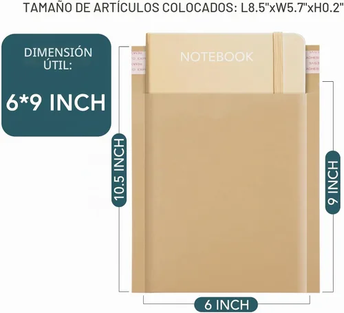Vista 2 de METRONIC Sobres acolchados de burbujas Kraft de 6 x 10 pulgadas, color Natural
