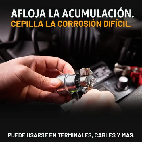 Vista 3 de NOCO NCP2 M401 Kit de limpieza de terminales de batería con spray preventivo de corrosión de batería, spray limpiador de batería, cepillo