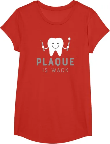 Vista 10 de Plaque is Wack Funny Dental Hygienist T-Shirt Asphalt Grey