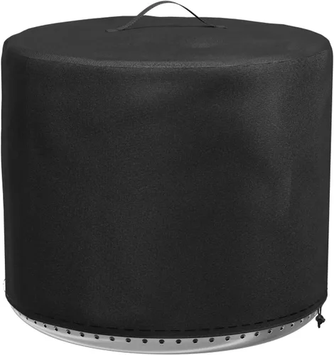 Cubierta para hoguera para estufa individual Bonfire 2.0, cubierta redonda para hoguera de 19.5 pulgadas para fogata individual, impermeable, 600D,