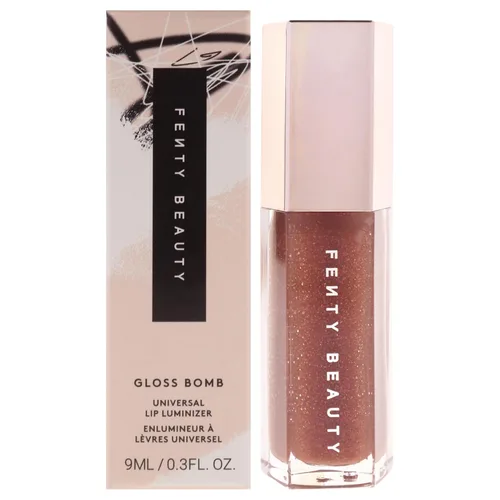 Vista 10 de Fenty Beauty Gloss Bomb Heat - Luminizador de labios universal Plus Plumper – 07 Glass Slipper Heat para mujer – Brillo de labios de 0.3 oz