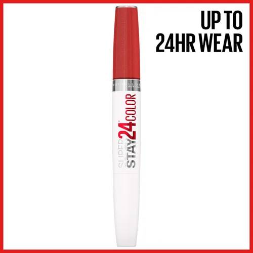 Vista 3 de MAYBELLINE Super Stay 24 - Lápiz labial líquido de 2 pasos y bálsamo labial, 920 Bronzed Dream, 1 unidad