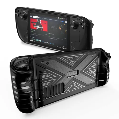 UPTOHIGH Steam Deck Case, Protective Case for Steam Deck, Steam Deck TPU Case Cover with Full Protection, Non-Slip and Shock-Absorption Case for